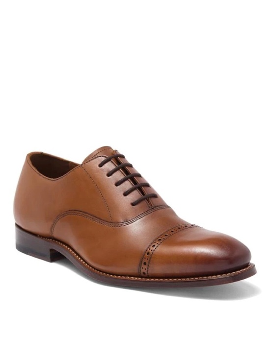 Allen Edmonds Men\'s Brady Cap Toe Oxford Shoes Walnut Sz 8 main image 12